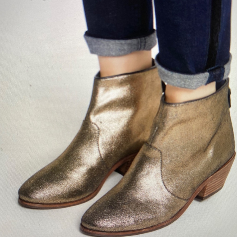 Gold Boden Ankle Boots sz 40